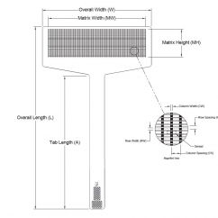 Pressure Mapping Sensor 5512HT | Tekscan