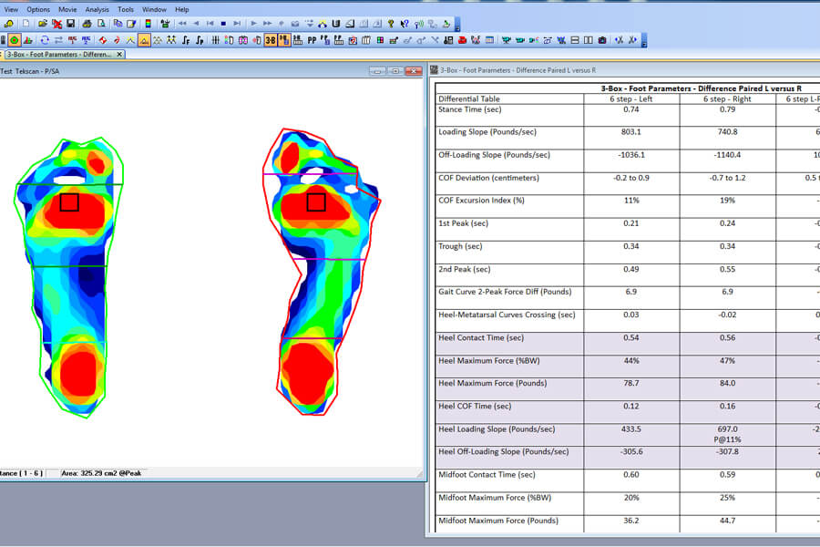 FootMat Software for Researchers