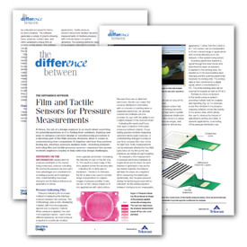 The Difference Between Film & Tactile Sensors for Pressure Measurements