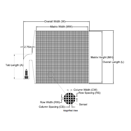 pressure sensor f-scan 5270 Tekscan  Pressure Mapping Sensor