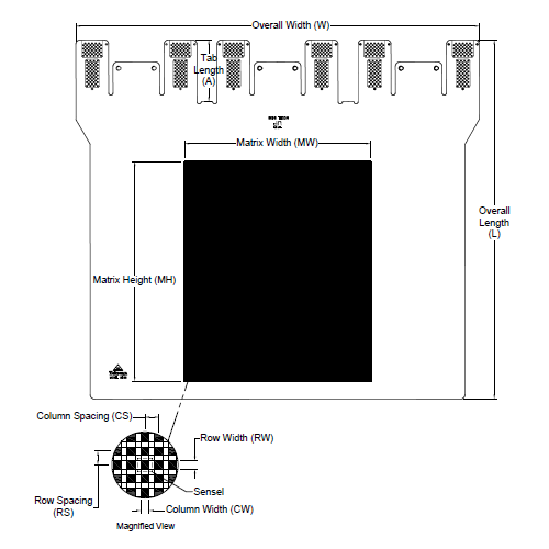 pressure sensor f-scan Pressure Mapping 8406 Sensor Tekscan