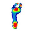 pressure profile created with pressure sensing mat