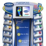 Dr. Scholl's custom fit orthotics kiosk can be found in CVS, Kroger, Walmart, Walgreens and Meijer.